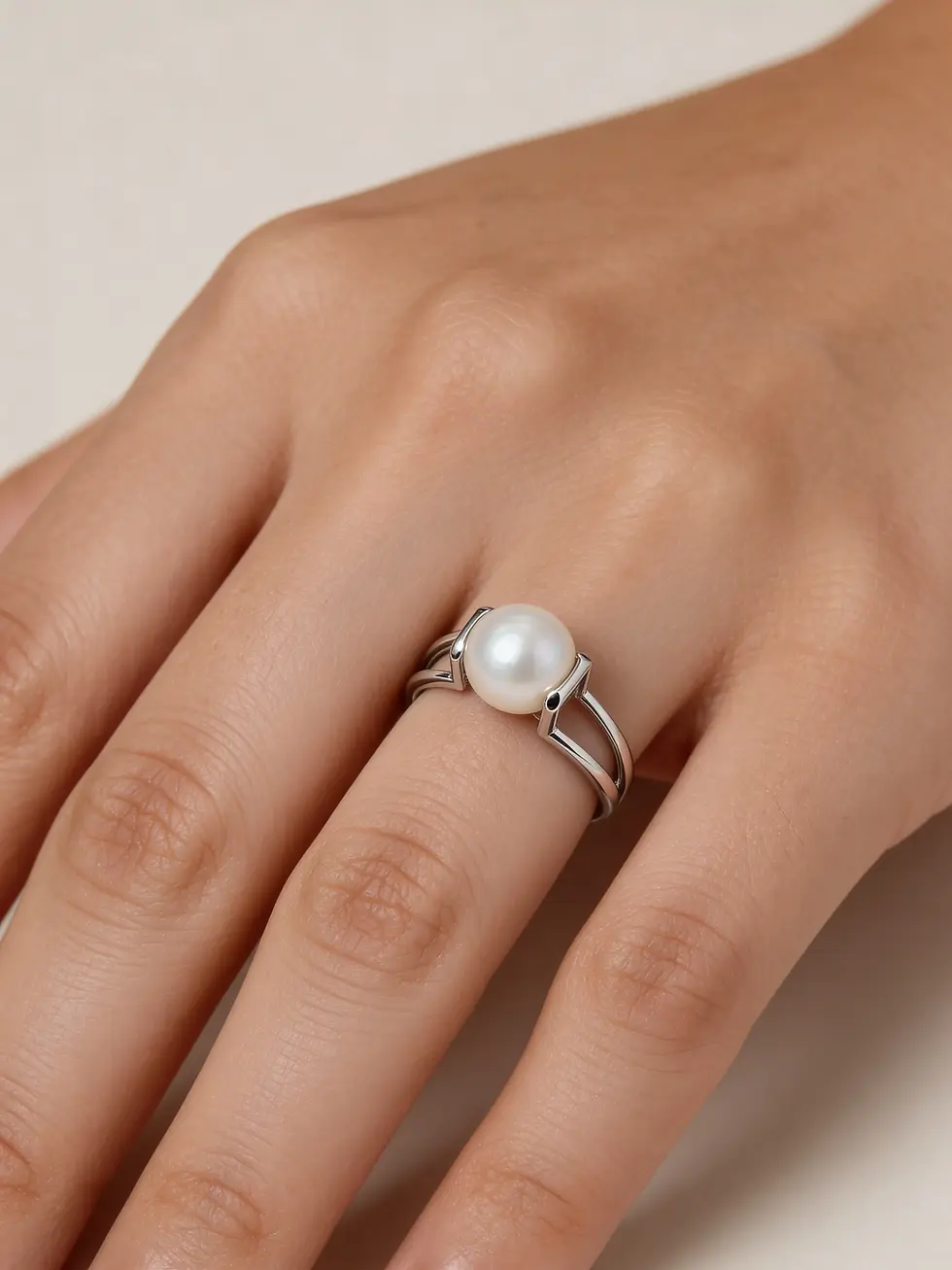 Thumbnail: Lightweight Pearl Ring