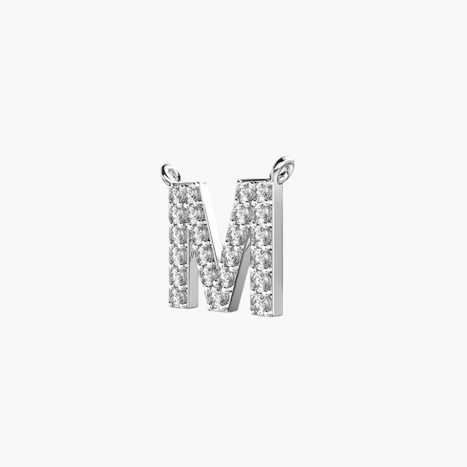 Thumbnail: Magnetic "M" Diamond Pendant