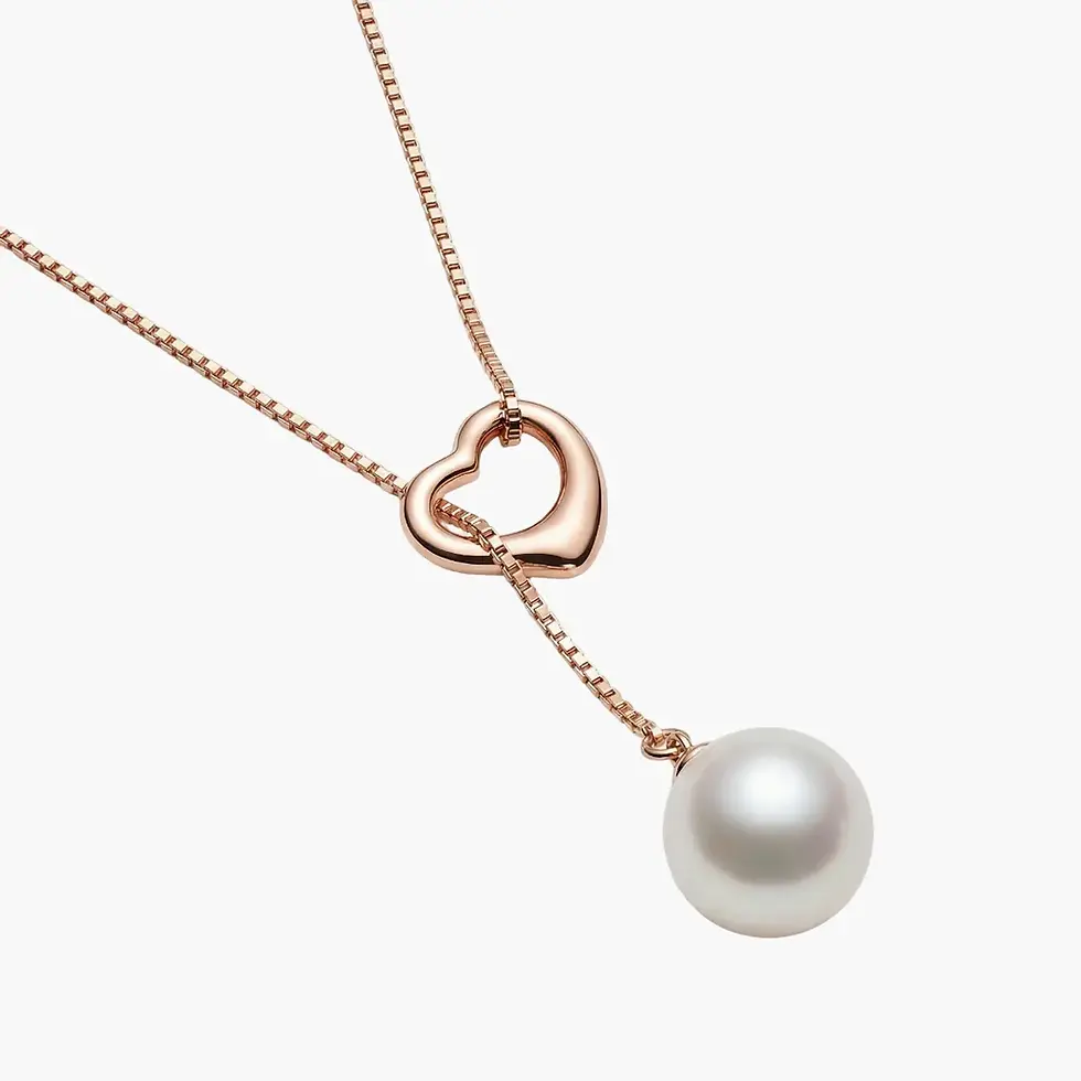 Thumbnail: Open Heart Rose Pendant