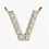 Thumbnail: Violet "V" Diamond Pendant