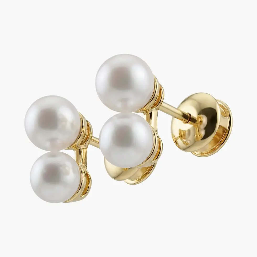 Thumbnail: Bubbling Pearl Earrings