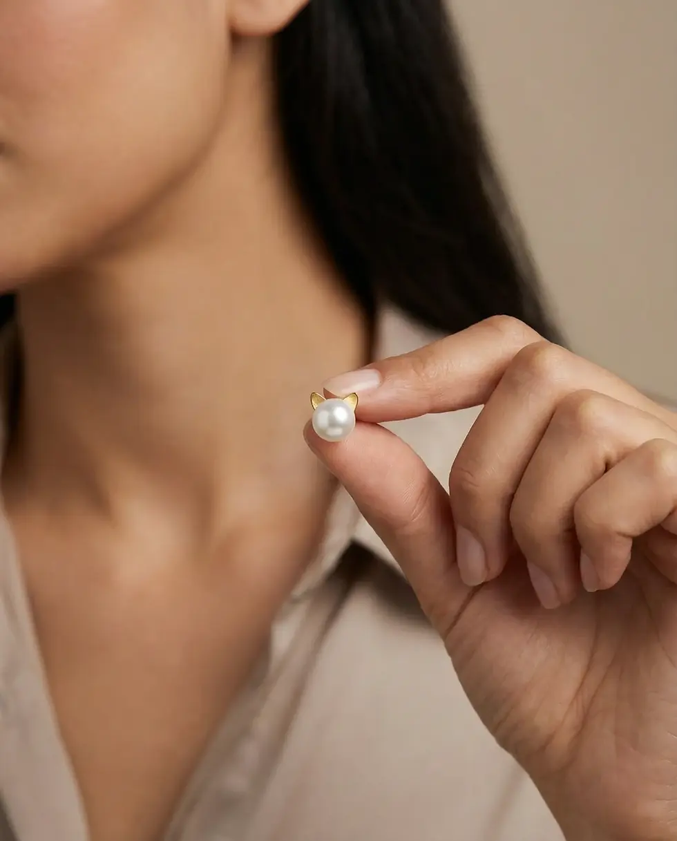 Thumbnail: Elan Pearl Earrings