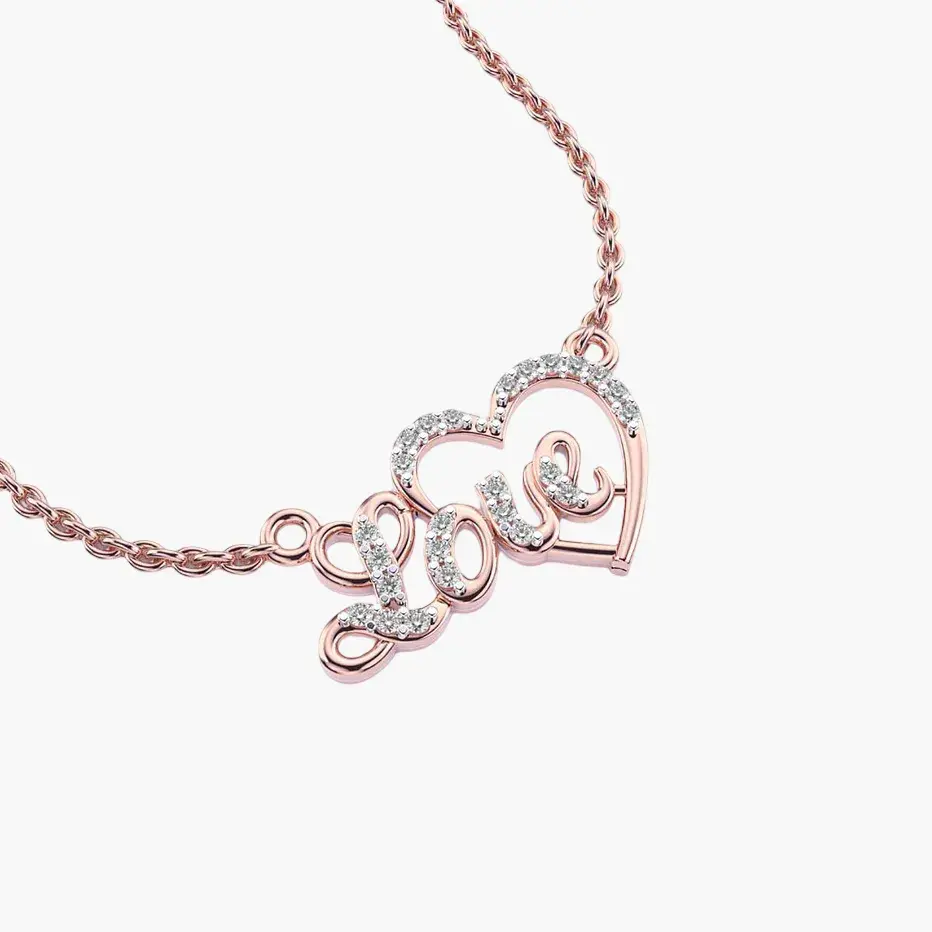 Thumbnail: Love "L" Diamond Pendant