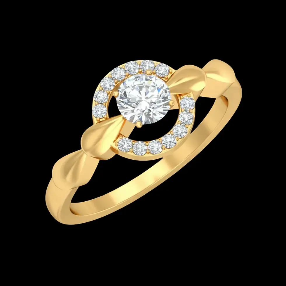 9k Medusa Lab-Grown Diamond Ring