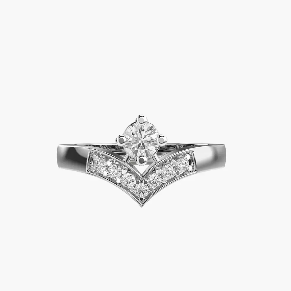 Thumbnail: Luminous Tiara Diamond Ring