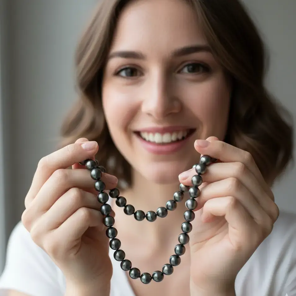 Thumbnail: Serpent 8.0-11 mm Pearl Necklace
