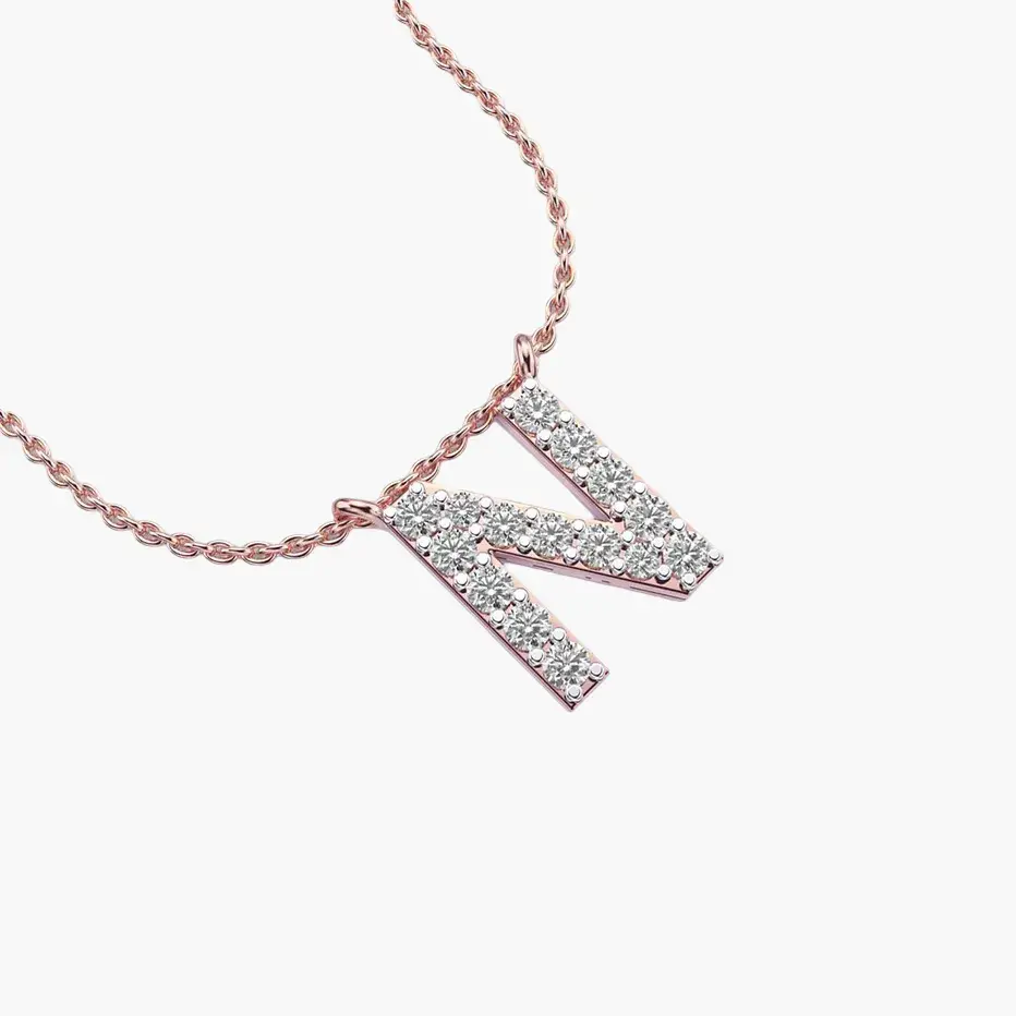 Thumbnail: Nature's Nectar "N" Diamond Pendant