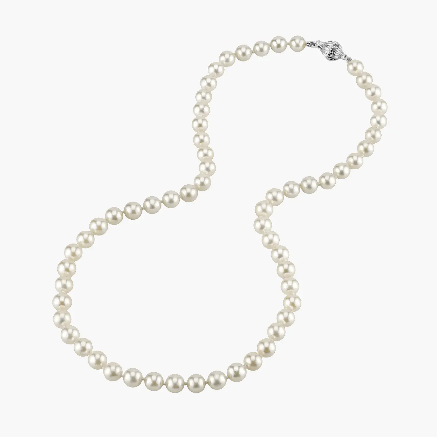 Coral 6.0-6.5 mm Pearl Necklace