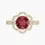 Thumbnail: Rosette Diamond Ring