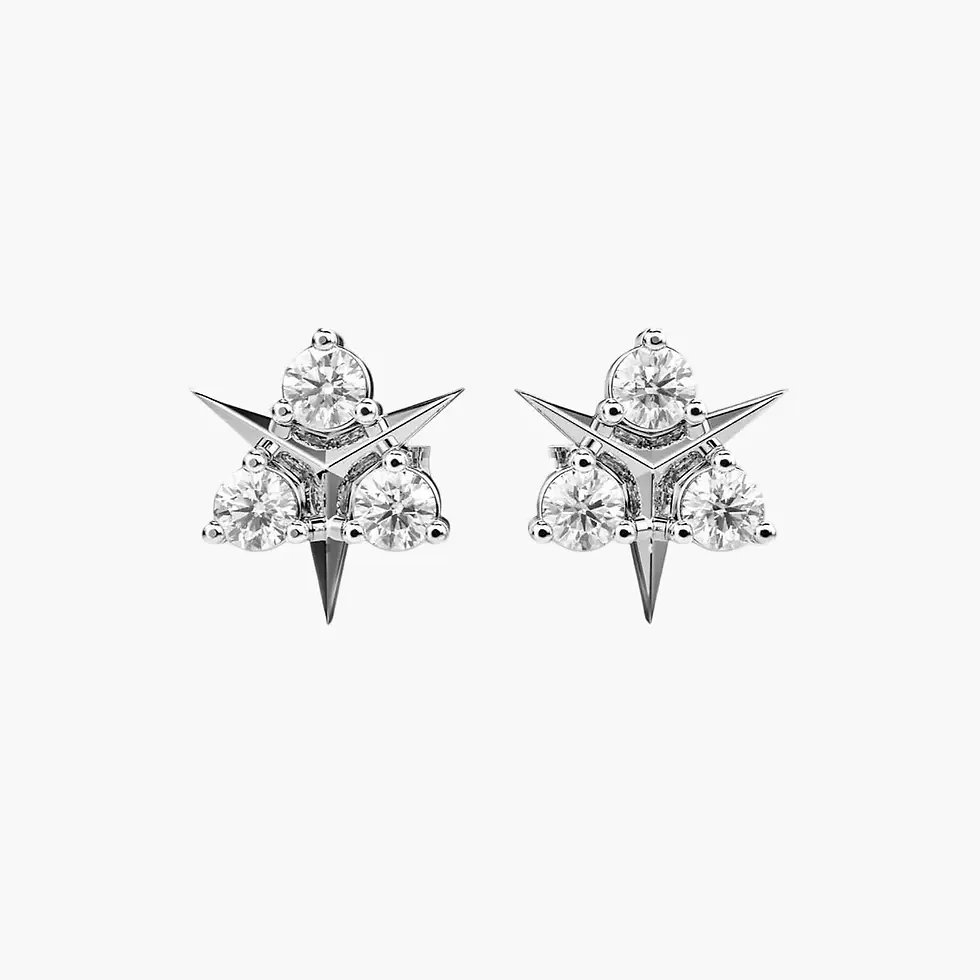 Thumbnail: Benz Diamond Earrings