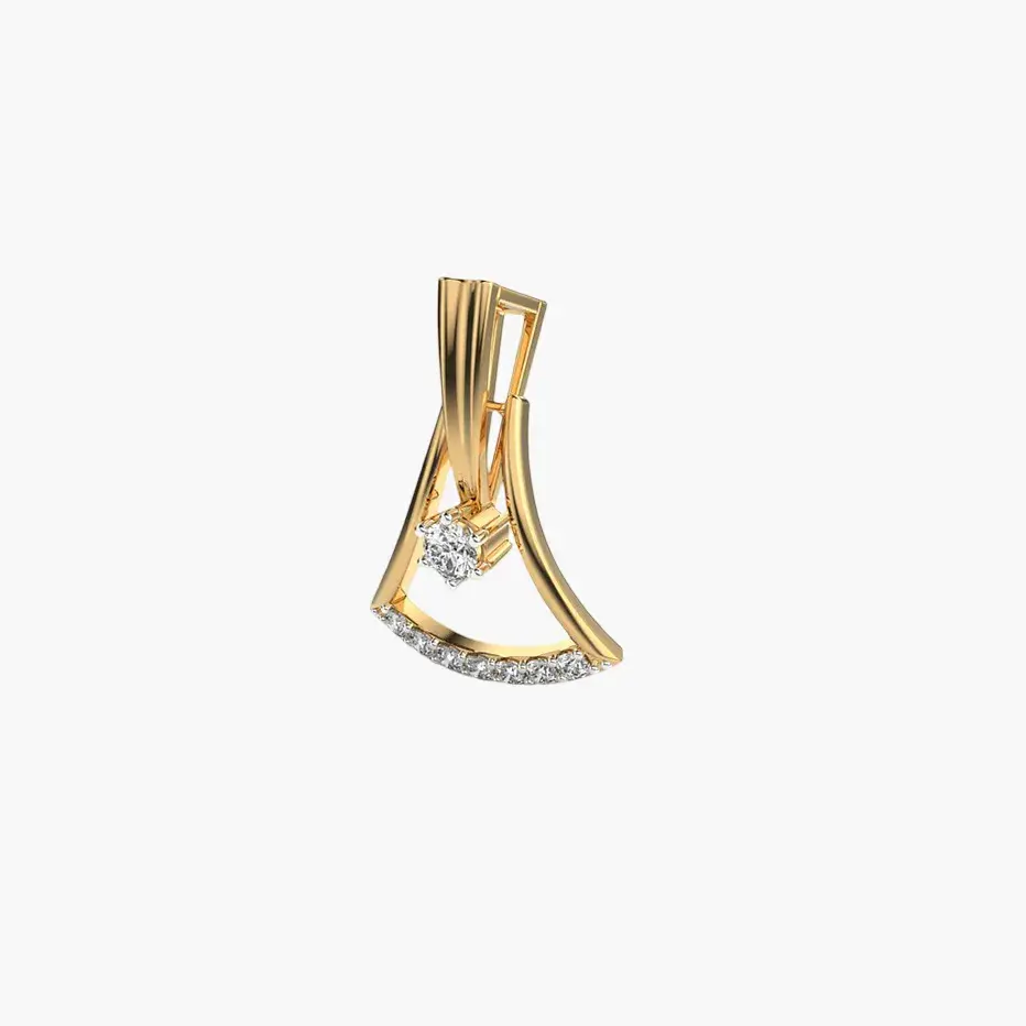 Thumbnail: Serene Bell Diamond Pendant