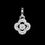 Thumbnail: Silver Rose Diamond Pendant