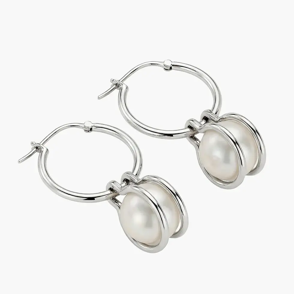 Thumbnail: Encapsule Pearl Earrings