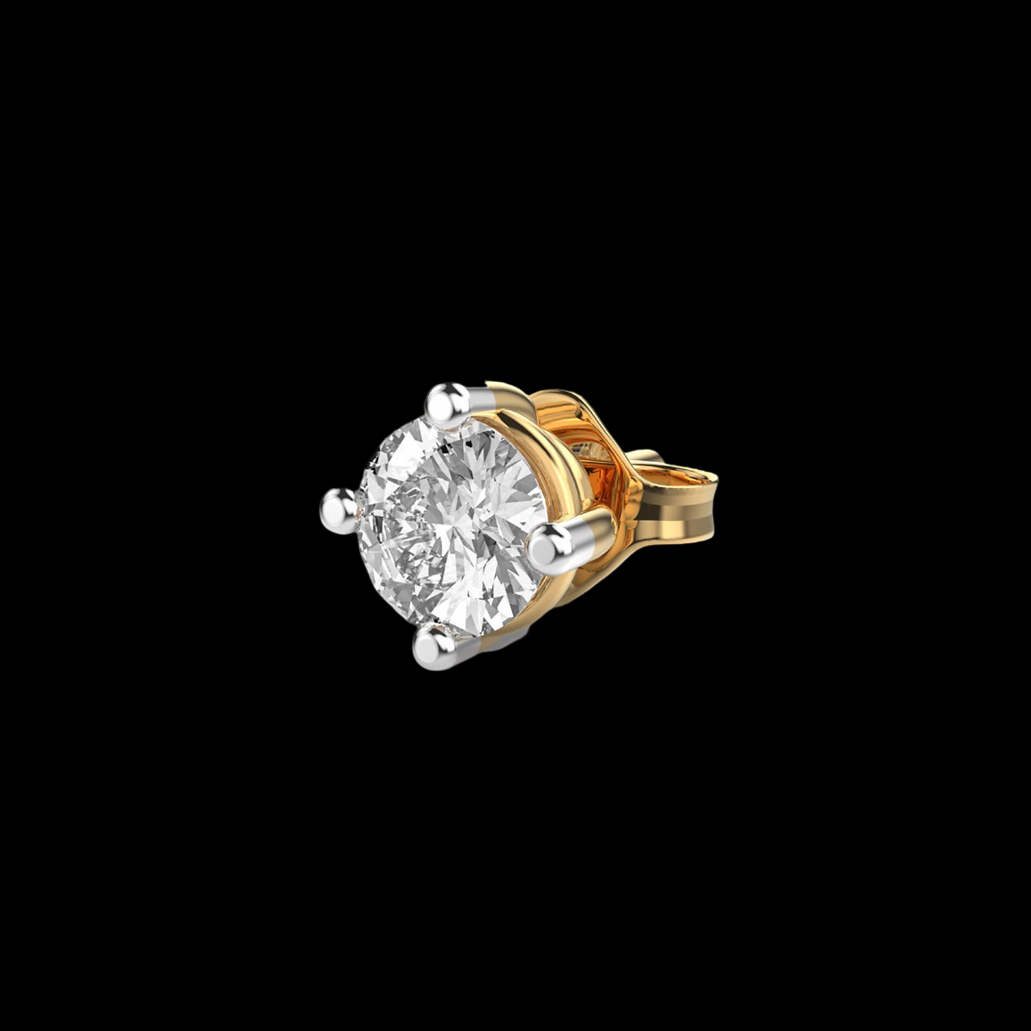 30 cent Men Diamond Earrings