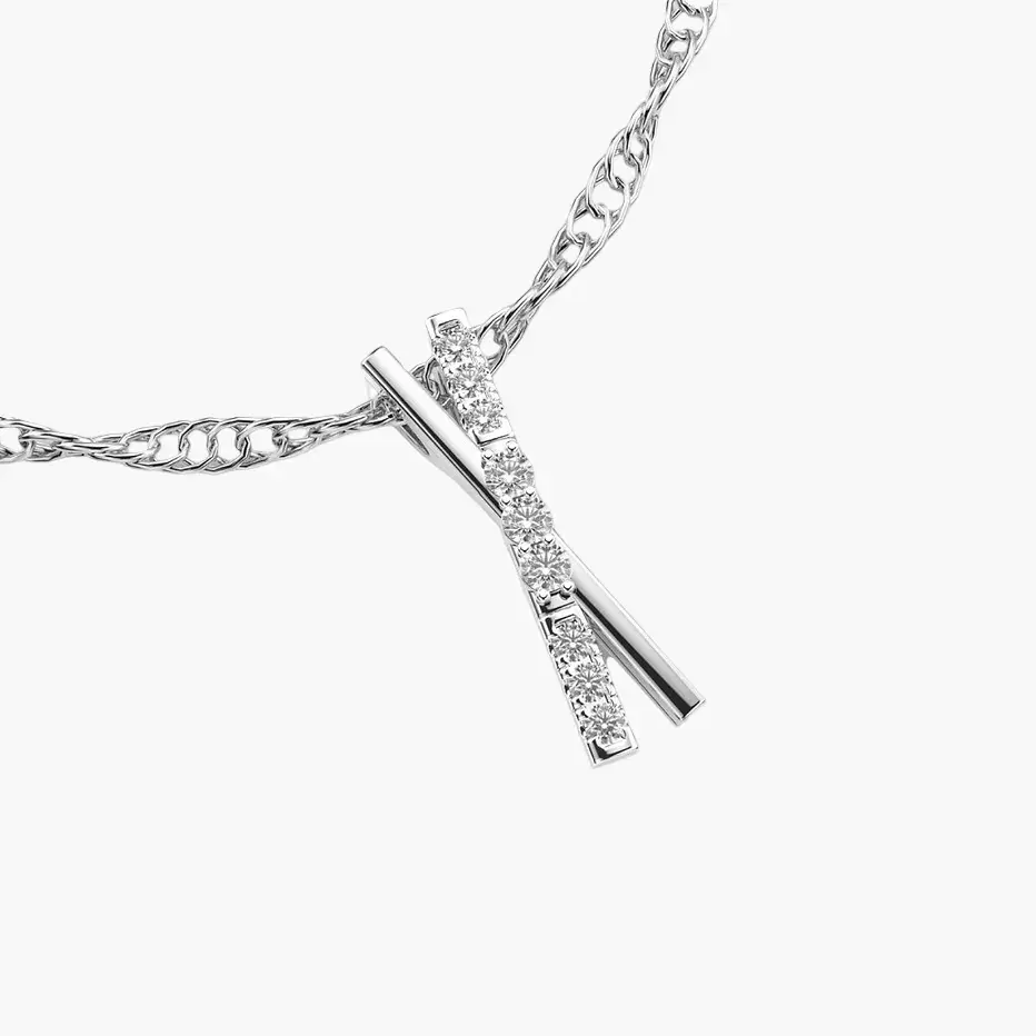 Thumbnail: X Diamond Pendant