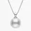 Thumbnail: White Pearl Solitaire Pendant