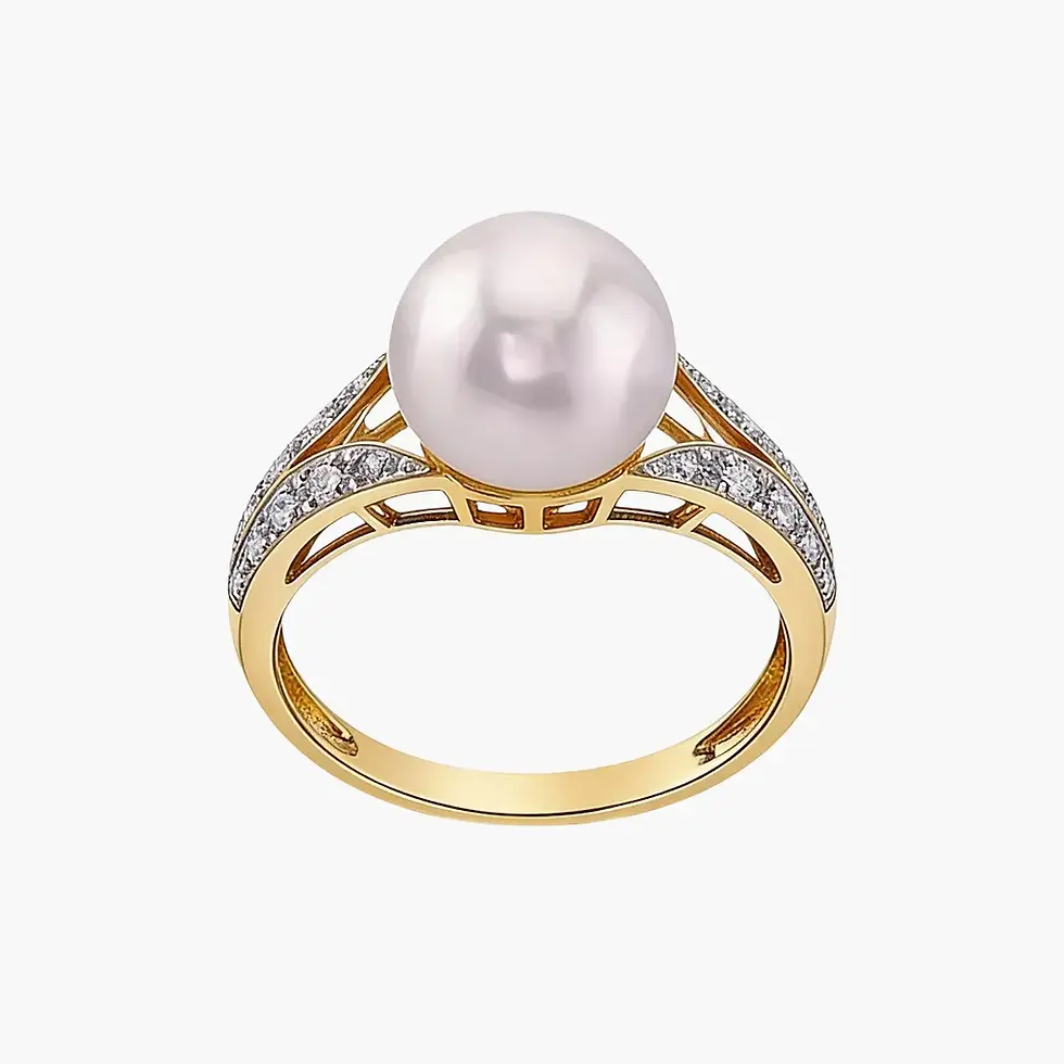 Thumbnail: Eternity Pearl Ring