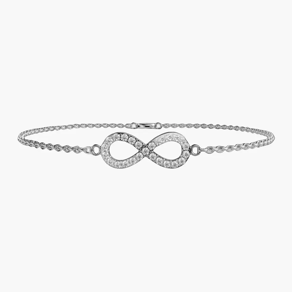Thumbnail: Infinity Chain Diamond Bracelet