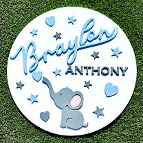 Elephant Baby Name Sign