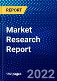 A book cover with the words "Market Research Report 2022" written in large white letters on a blue background. 