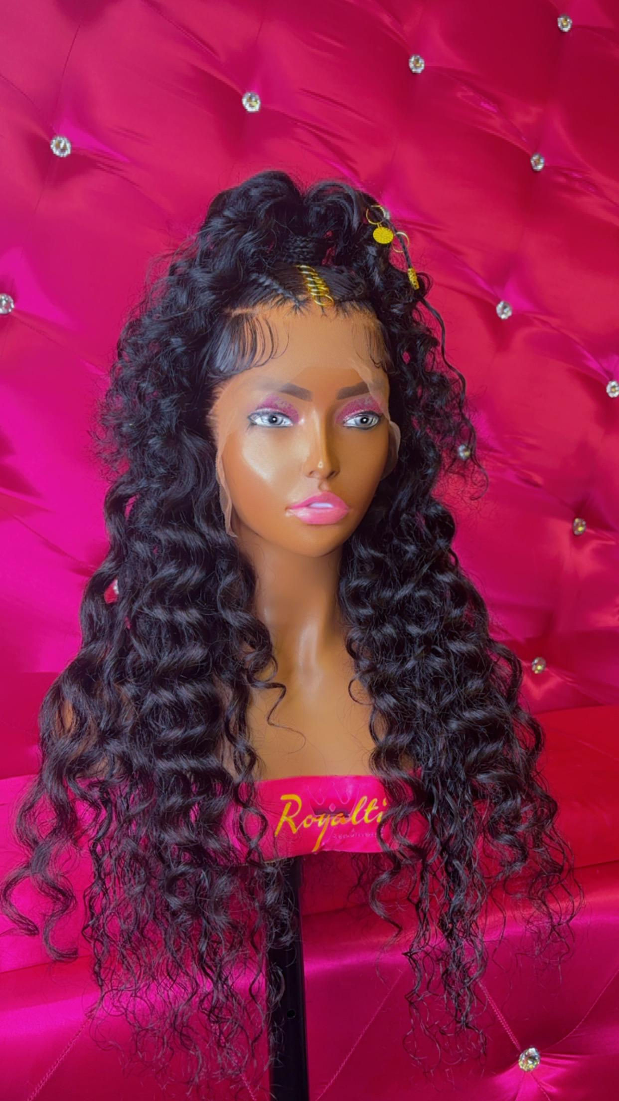 Toni Natural Brown 13x4 Half up Half Down Frontal Wig