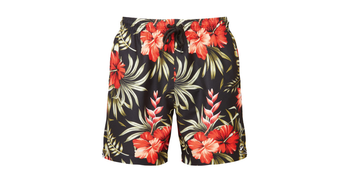 Summer Vibes Swim Shorts Flower