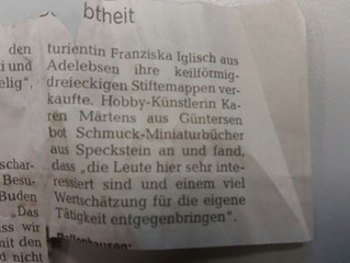 Weihnachtsmarkt und Kunstaustellung
