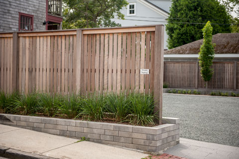 Custom wooden fence