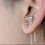 Thumbnail: African Turquoise Cartilage Ear Pin
