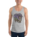Thumbnail: “Midnight Musk Ox” Unisex Tank Top