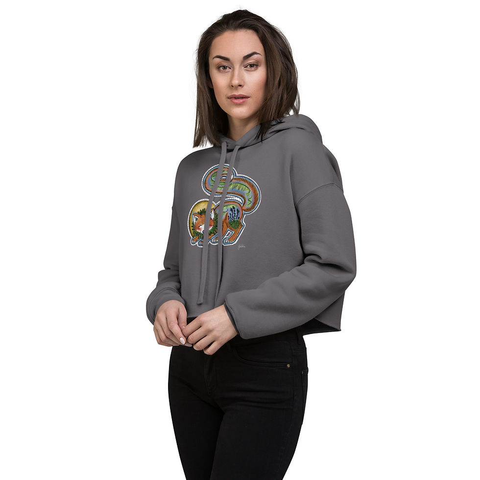 Thumbnail: “Tulikettu” Crop Hoodie