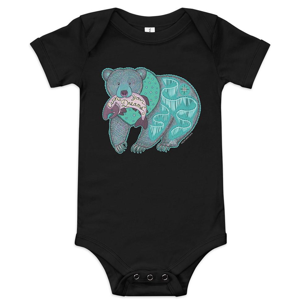 Thumbnail: “Catch Your Dreams” Baby Short Sleeve One Piece