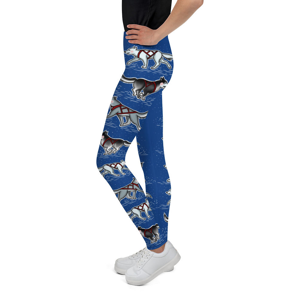 Thumbnail: “Harness Husky” Youth Leggings ROYAL BLUE