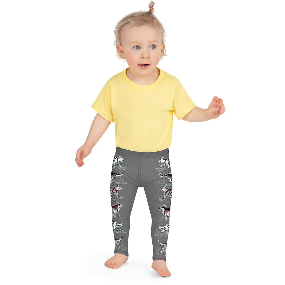 Thumbnail: “Harness Husky” Kids Leggings GREY