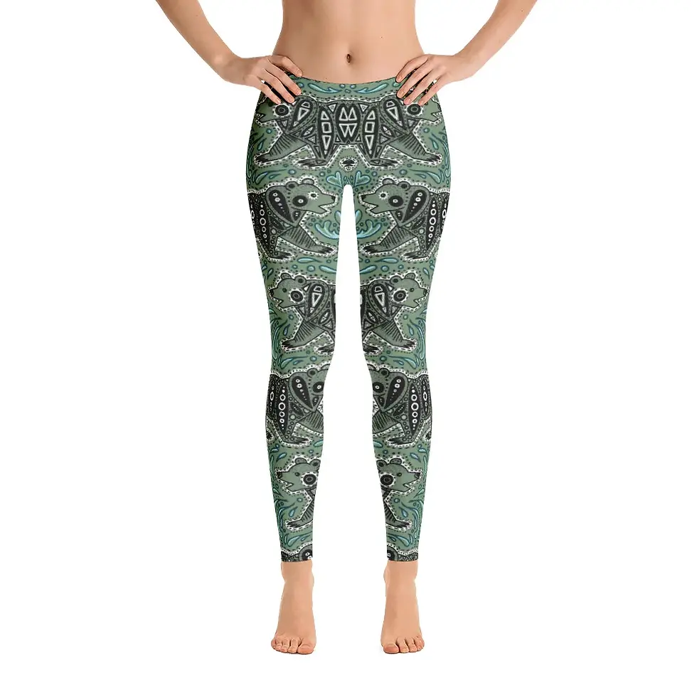 Thumbnail: "Glacier Bears" Adult Leggings