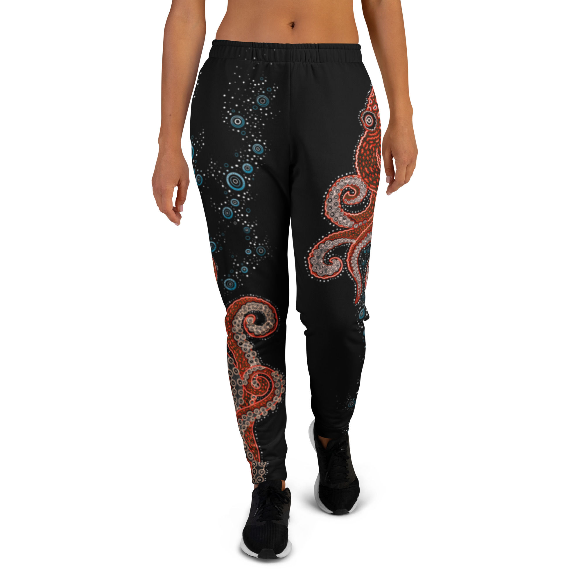 “Pacific Pus” Women's Joggers with POCKETS (Black)