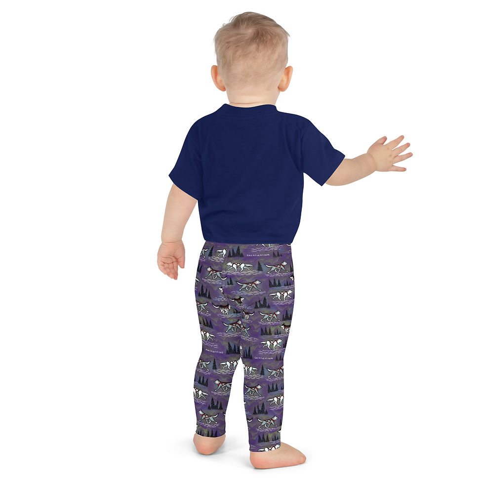 Thumbnail: “Aurora Husky” Kids Leggings PURPLE
