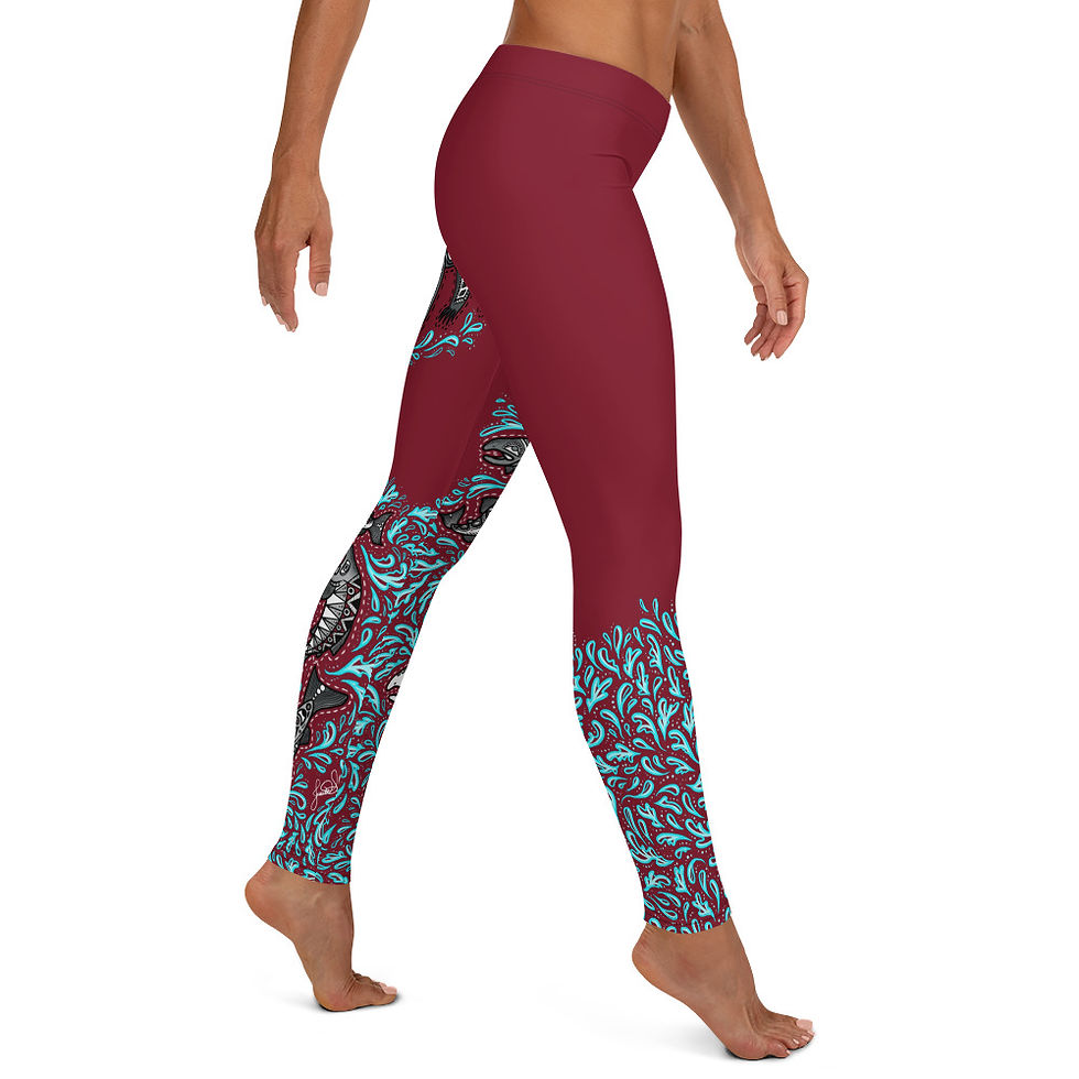 Thumbnail: “Katmai” Leggings DEEP RED