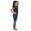 Thumbnail: "Fireweed Flare" Kid's Leggings DEEP BLUE