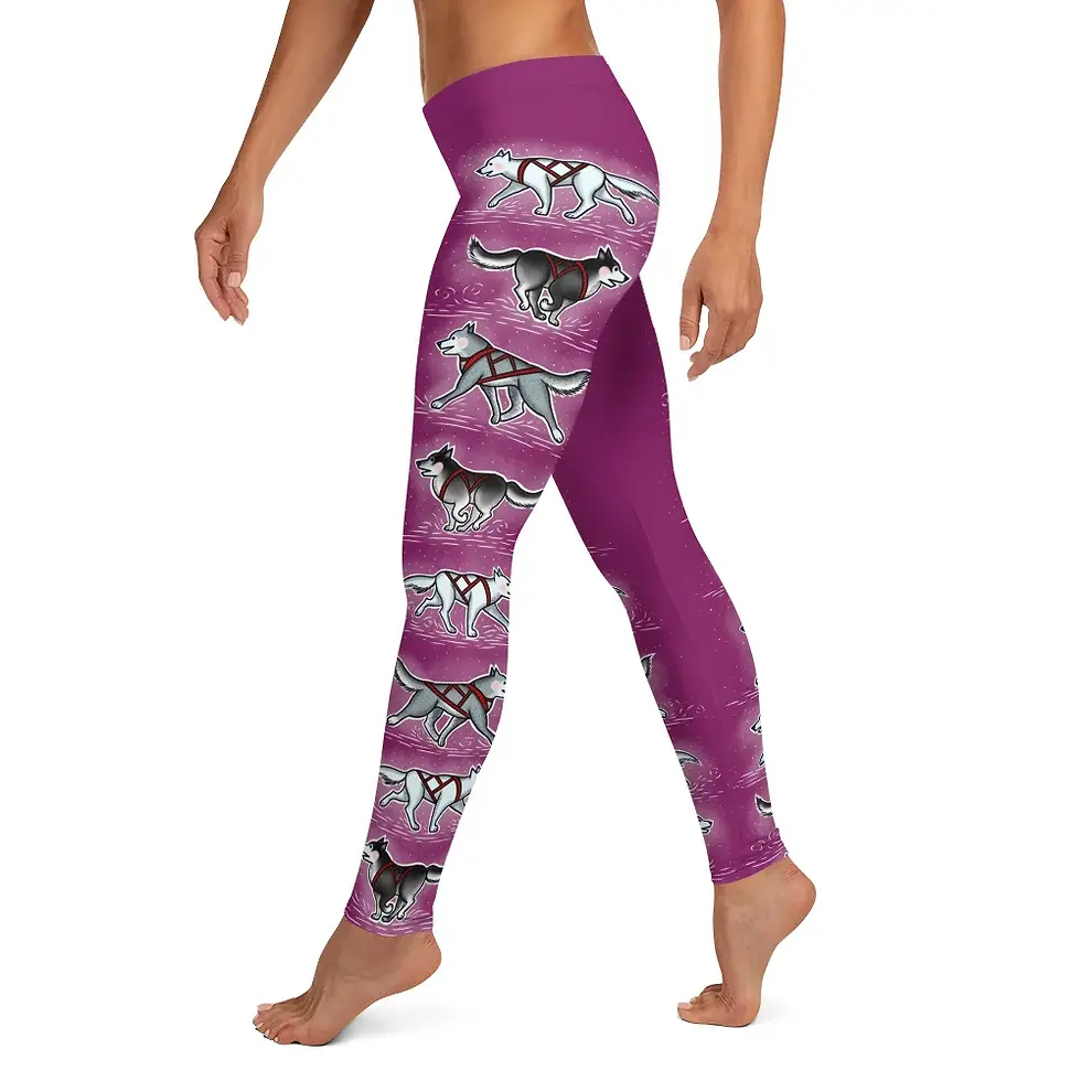 Thumbnail: "Harness Husky" Adult Leggings