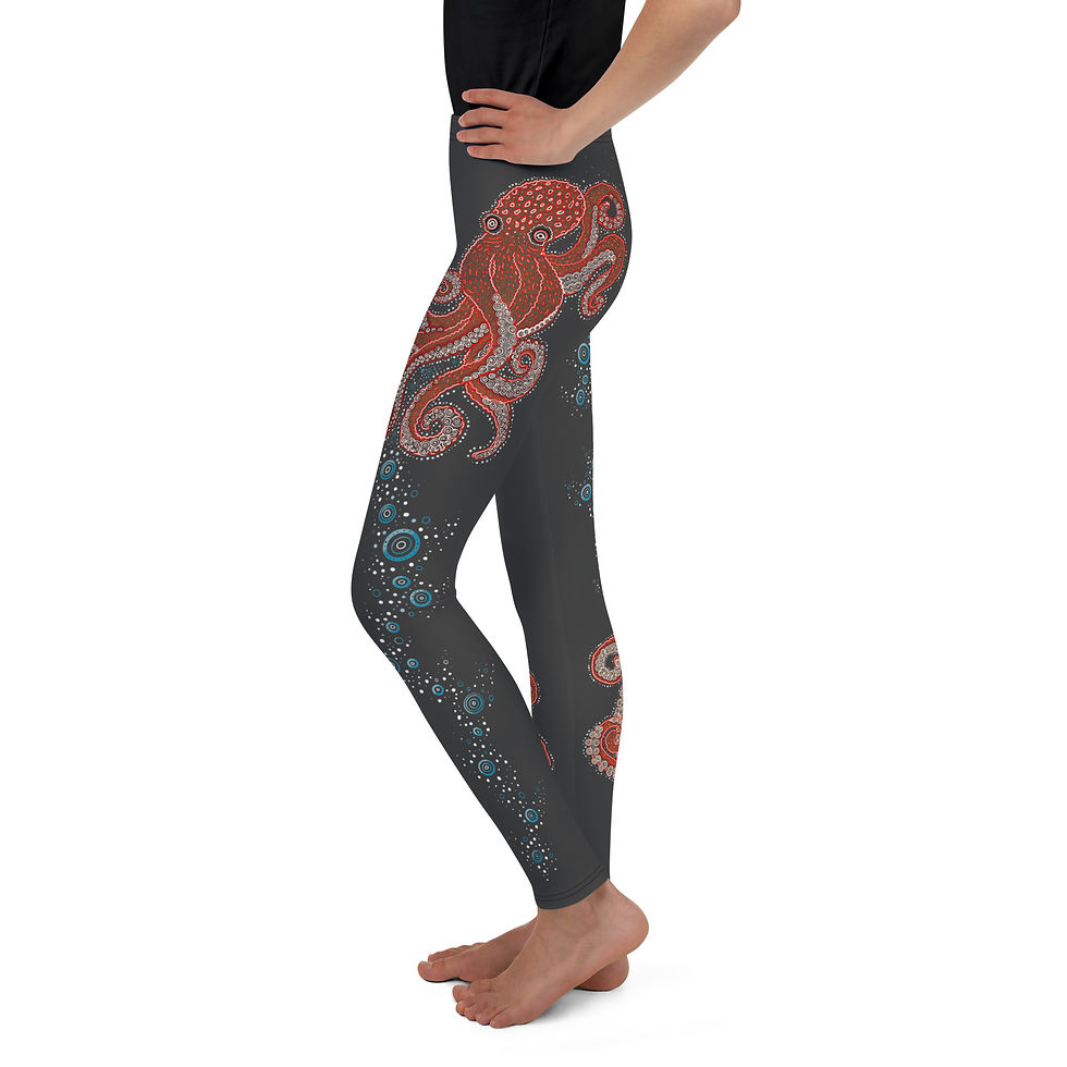 Thumbnail: "Pacific 'Pus" Youth Leggings ECLIPSE GREY
