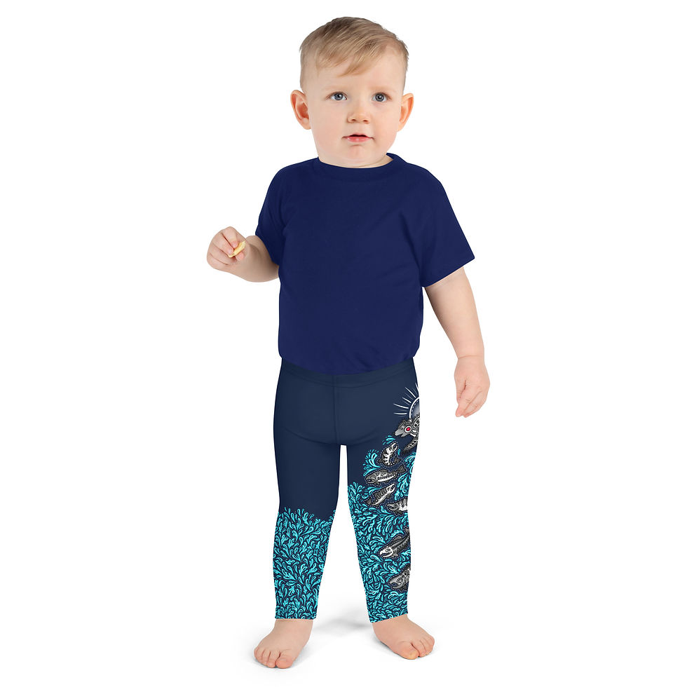 Thumbnail: "Katmai" Kids Leggings NAVY