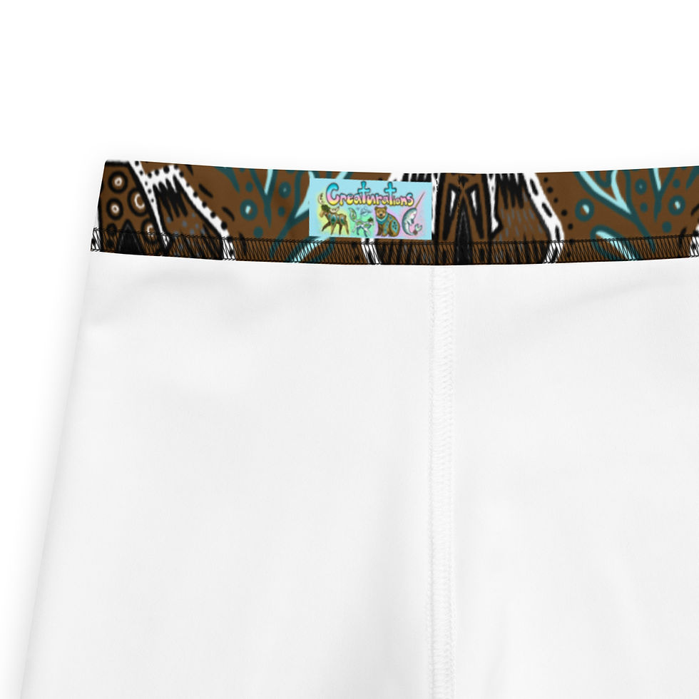 Thumbnail: "Glacier Bears" Kids Leggings BROWN