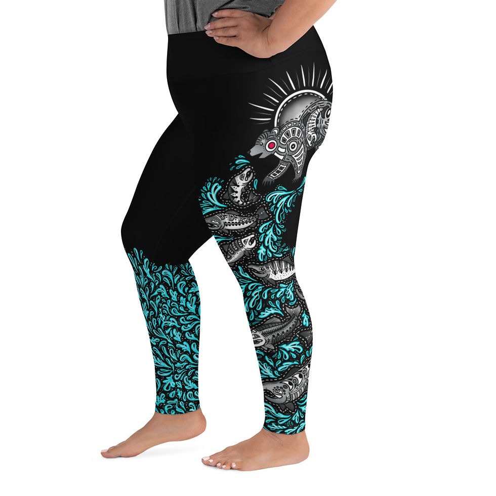 Thumbnail: “Katmai” Plus Size Leggings BLACK