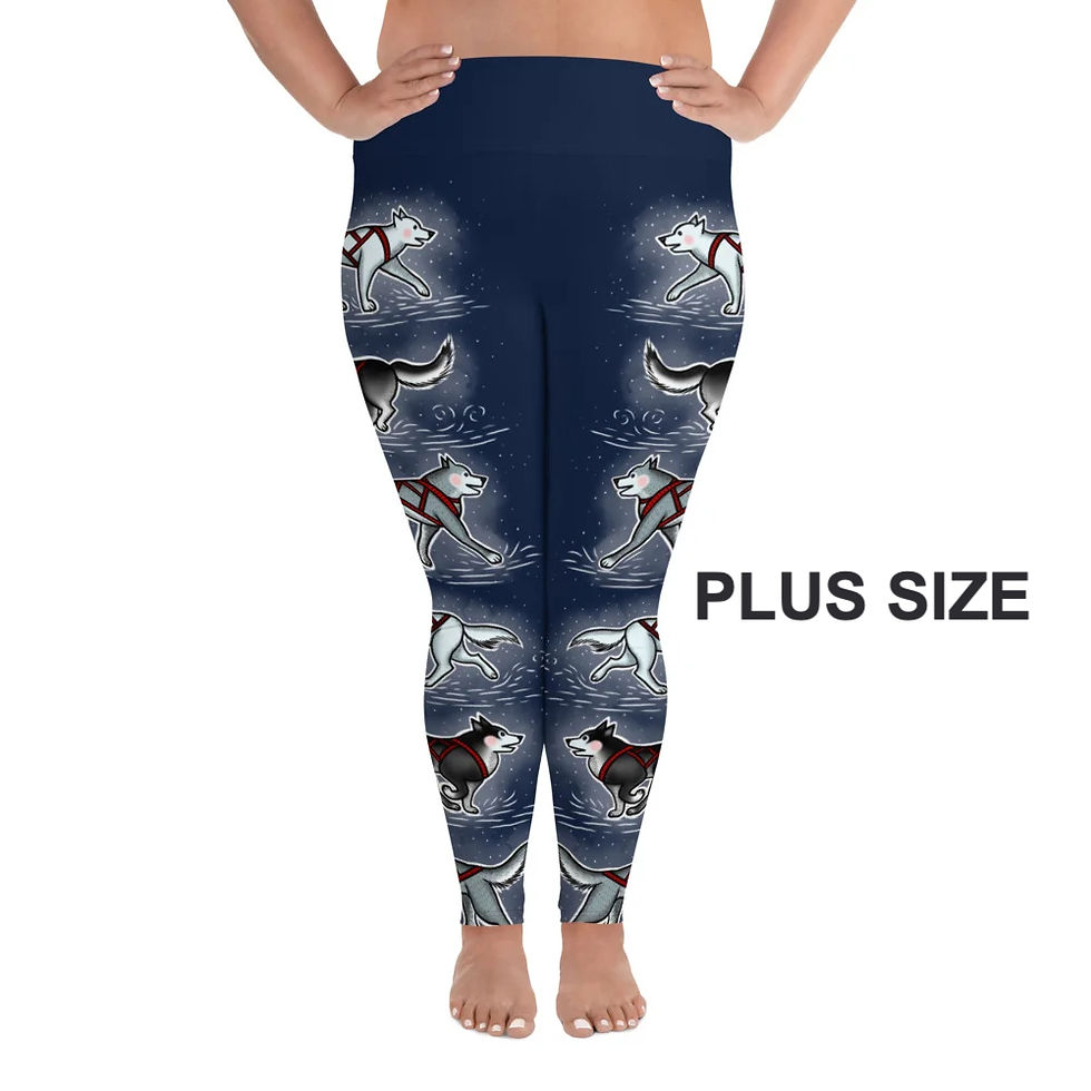 Thumbnail: "Harness Husky" Adult Leggings