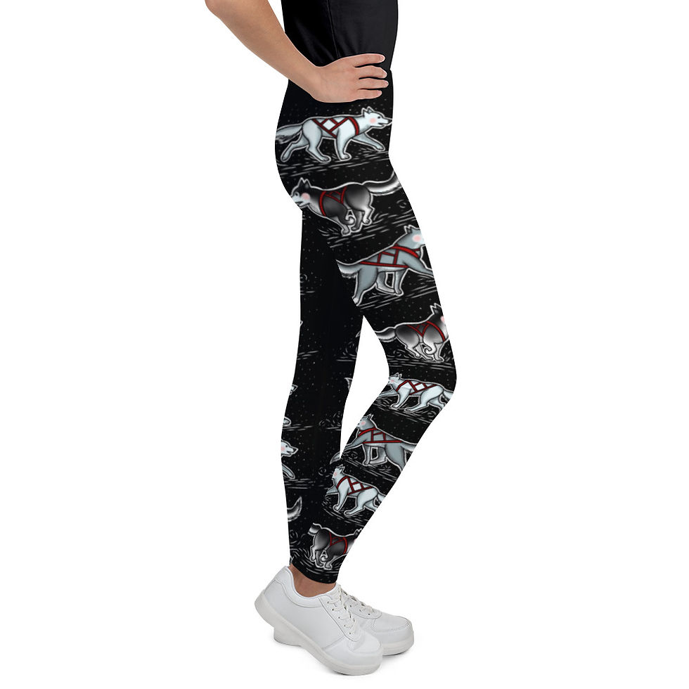 Thumbnail: “Harness Husky” Youth Leggings BLACK