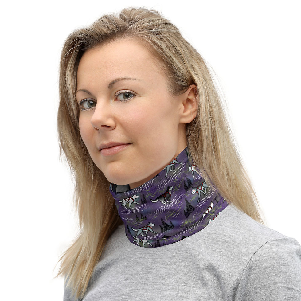Thumbnail:  “Aurora Husky” Neck Gaiter PURPLE