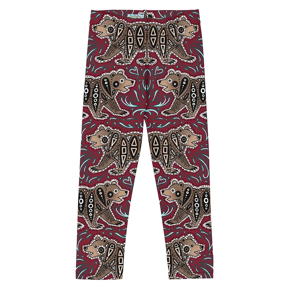 Thumbnail: "Glacier Bears" Kids Leggings