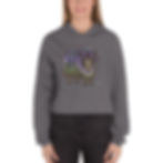 Thumbnail: “Midnight Musk Ox” Crop Hoodie
