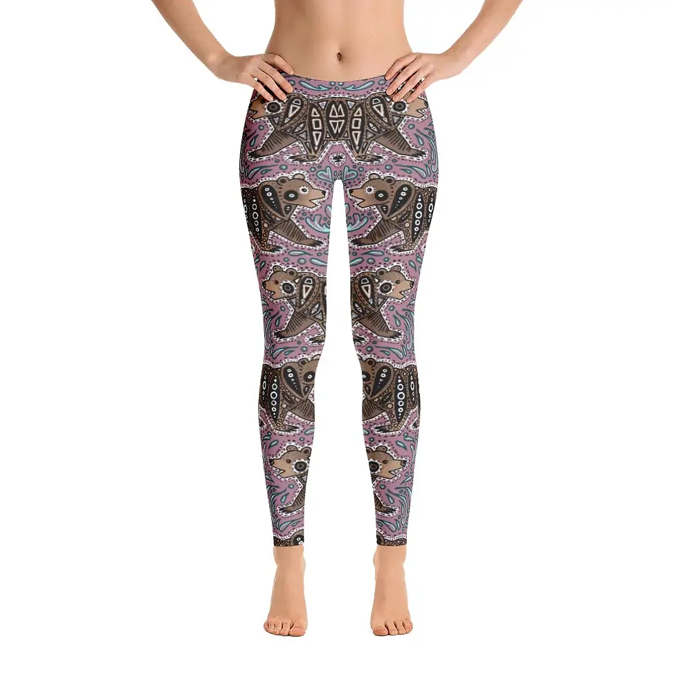 Thumbnail: "Glacier Bears" Adult Leggings